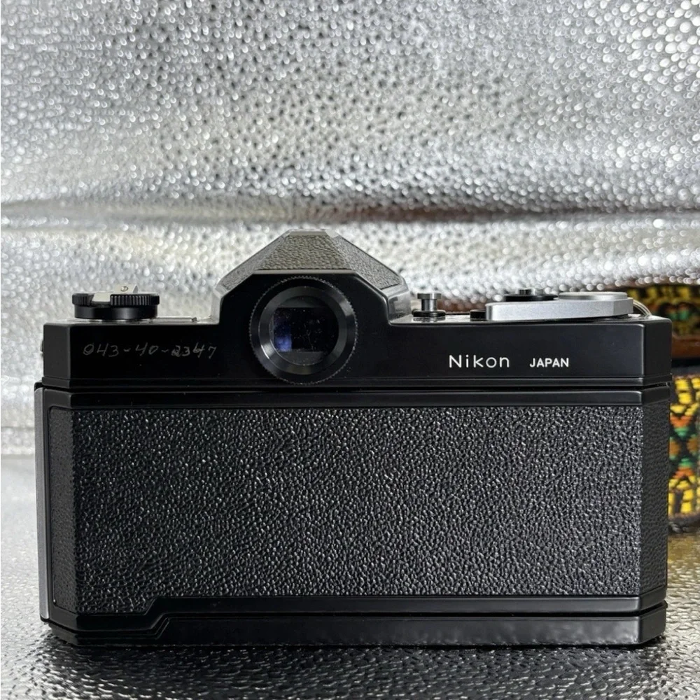 WORKING Black Nikon Nikkormat FTn 35mm Film SLR Camera With lens/case/ & Manuals
